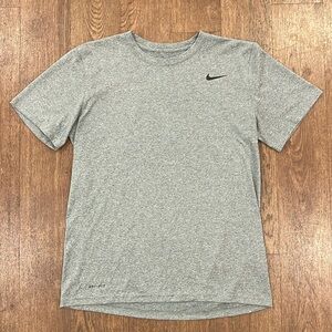 Men's Grey Marl Dr- Fit Nike Shirt